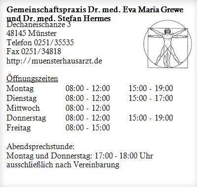 Gemeinschaftspraxis Dr. med. Eva Maria Grewe und Dr. med..